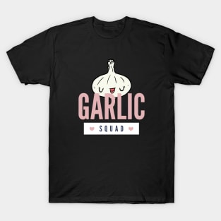 Garlic Squad - Cute Women Vegan Gift T-Shirt